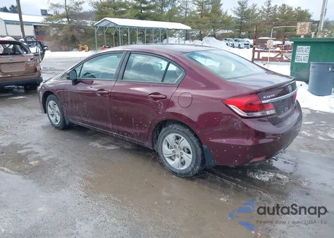 2013 Honda Civic Lx z USA, uszkodzony, nr VIN 19XFB2F59DE257464